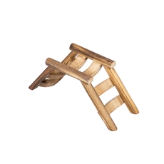 Duvo igračka za male životinje u obliku drvenog mosta 18x7x7,5cm